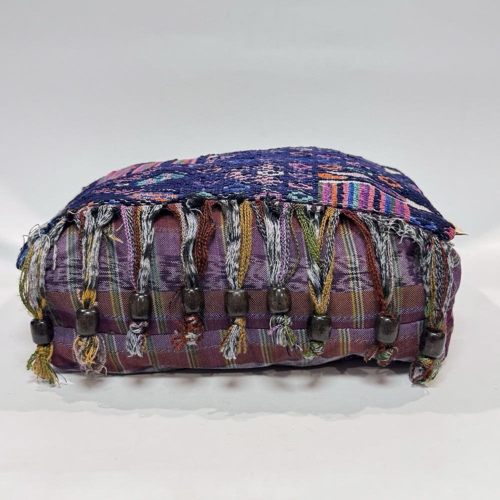 Gypse Rose Flap Interior Zipper Purse Knot 100% Cotton Made in Guatamala Hippie - Picture 9 of 12